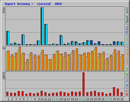 Raport Dzienny - sierpień 2022