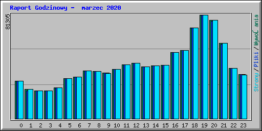 Raport Godzinowy - marzec 2020