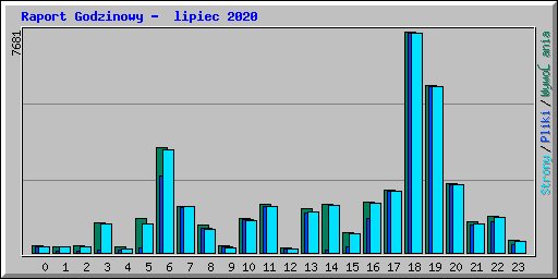 Raport Godzinowy - lipiec 2020