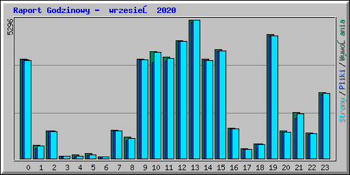 Raport Godzinowy - wrzesień 2020
