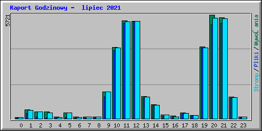 Raport Godzinowy - lipiec 2021